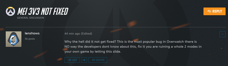 Illustration for article titled Overwatch Players Are Sick Of Mei's Ice Wall Exploit